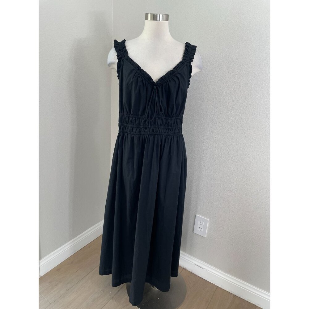 Old Navy Black Ruffle Dress